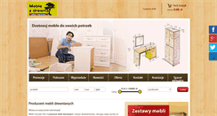 Desktop Screenshot of meblesosnowe.eu